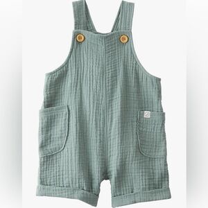 Little Planet by Carter’s -unisex-baby Organic Cotton Gauze Shortall NB